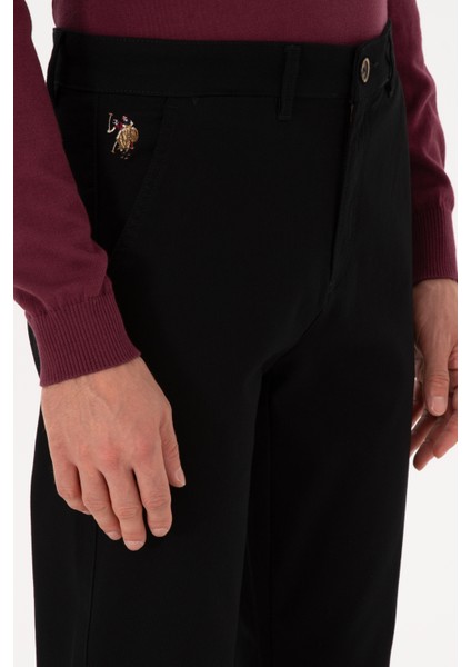Erkek Siyah Pantolon (Kanvas-Chino) 50311605-VR046 indirimleri