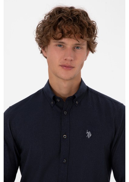 Erkek Lacivert Gömlek Basic 50316721-VR033 fiyatları