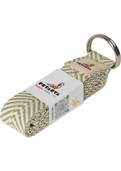 Yeşil-Beyaz Yoga Kemeri