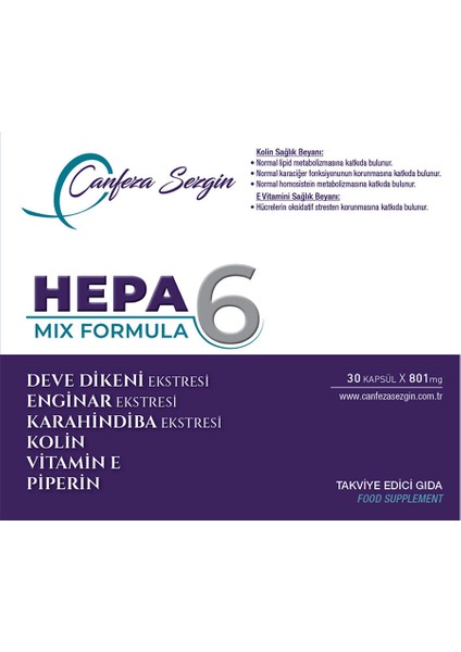 Hepa 6 Mix Formula modelleri