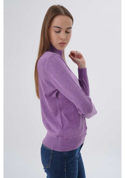 Kadın %100 Organik Pamuk Balıkçı Yaka Triko Kazak TRIST-6103 fiyatları