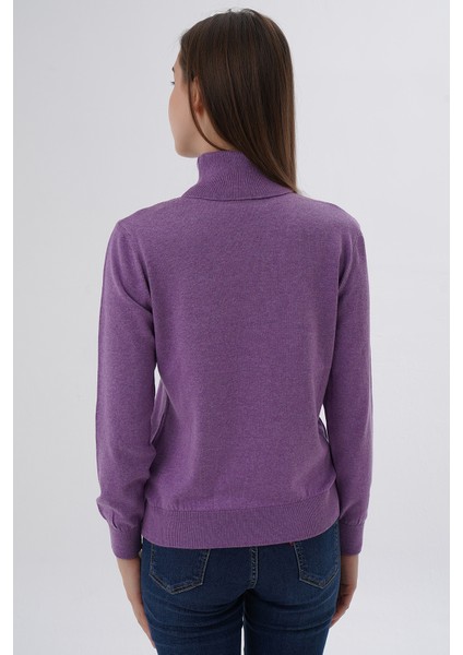 Kadın %100 Organik Pamuk Balıkçı Yaka Triko Kazak TRIST-6103 fırsatları