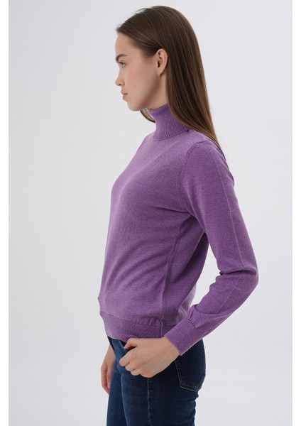 Kadın %100 Organik Pamuk Balıkçı Yaka Triko Kazak TRIST-6103 indirimleri