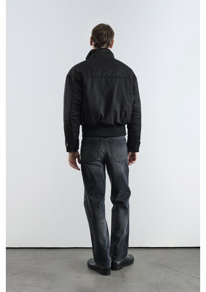 Teknik Siyah Bomber Ceket fiyatları