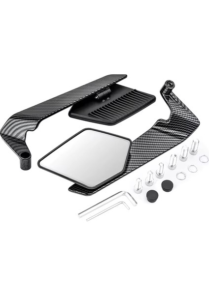 Yarasa Ayna Ayarlanabilir Karbon Büyük