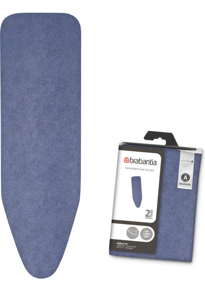 005-01-110X30CM (A) Ütü Masası Kılıfı-Denım Blue-2mm Süngerli
