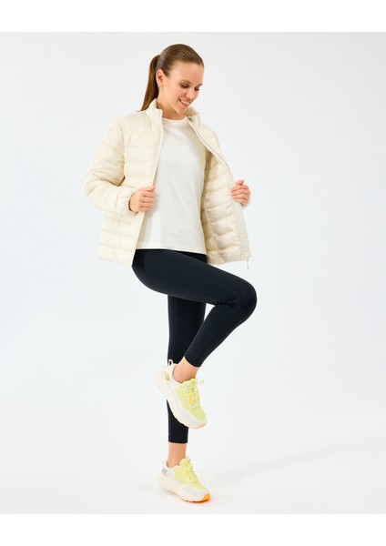 W Essential Outerwear Padded Jacket Kadın Ecru Mont S231240-1983 indirimleri