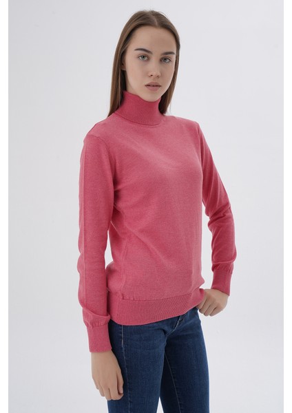 Kadın %100 Organik Pamuk Balıkçı Yaka Triko Kazak TRIST-6103 fiyatları