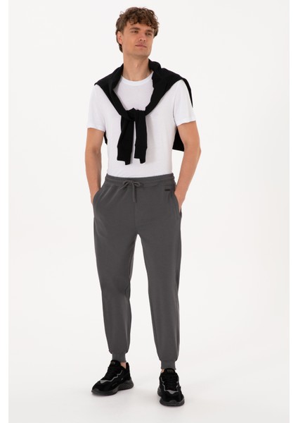 Erkek Gri Eşofman Altı 50316404-VR024