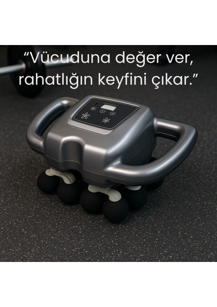 Kas Gevşetici Elektrikli Masaj Aleti – Çoklu Başlık, Güçlü Motor, Ergonomik Tasarım