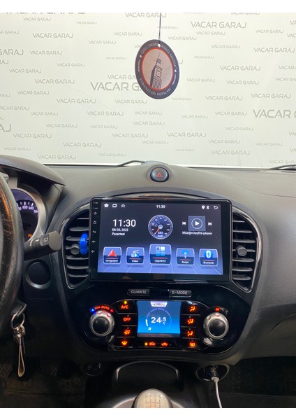 Nıssan Juke 2010-18 9" Uyumlu Androıd Multimedya Gerçek 2/32 Kablosuz Carplay Geri Görüş Kameralı modelleri