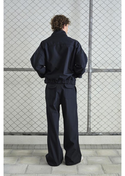 Içi Polarlı Lacivert Teknik Ceket modelleri