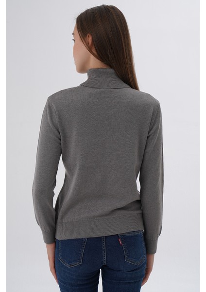 Kadın %100 Organik Pamuk Balıkçı Yaka Triko Kazak TRIST-6103 fırsatları