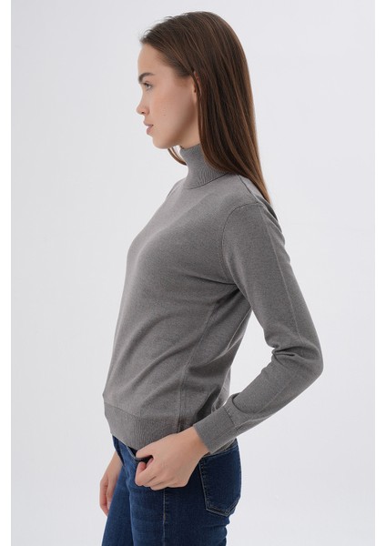 Kadın %100 Organik Pamuk Balıkçı Yaka Triko Kazak TRIST-6103 indirimleri