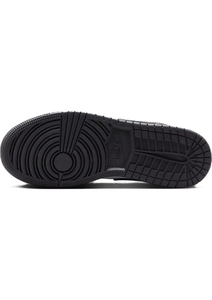 Air Jordan 1 Mıd Leather Unisex Sneaker Hakiki Deri Bilekli Günlük Spor Ayakkabı Siyah-Beyaz indirimleri