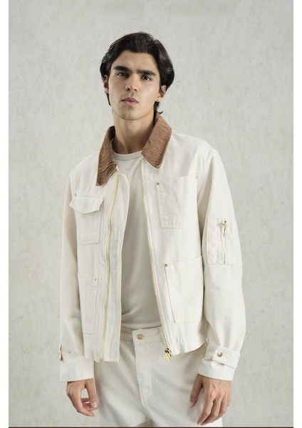 Gold Detaylı Ekru Ceket fırsatları