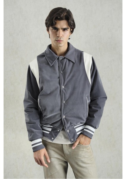 Gri Kadife Kolej Ceket fırsatları