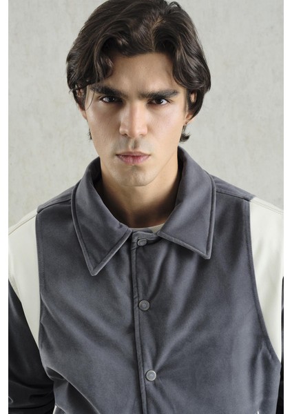 Gri Kadife Kolej Ceket indirimleri