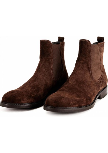 Klasik Kahverengi Süet Bot modelleri