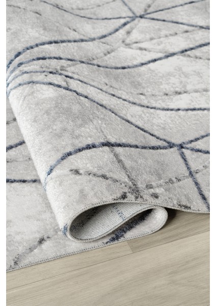 Roma Mavi Halı Akrilik Halı Yumuşak Dokulu Salon Oturma Odası Yatak Odası Halısı 425 modelleri