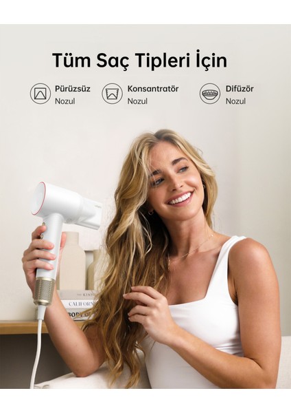 Swift Premium Saç Kurutma Makinesi Golden White indirimleri