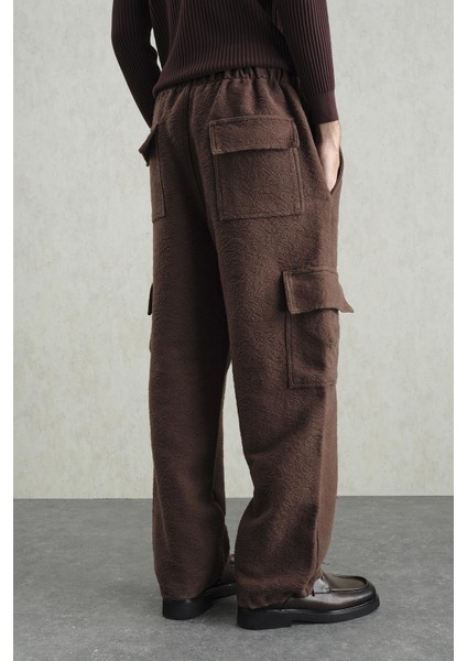 Jakar Desenli Kargo Kahverengi Pantolon fırsatları