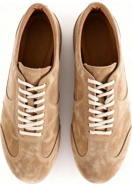 Parçalı Deri Bej Ayakkabı fiyatları