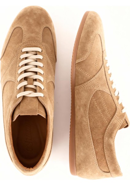 Parçalı Deri Bej Ayakkabı fırsatları