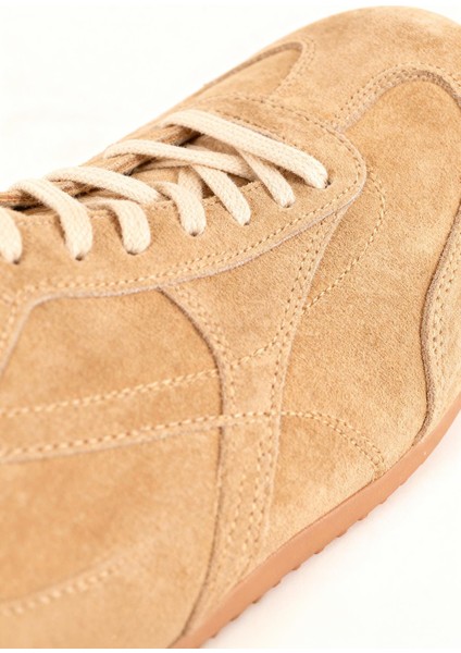 Parçalı Deri Bej Ayakkabı indirimleri
