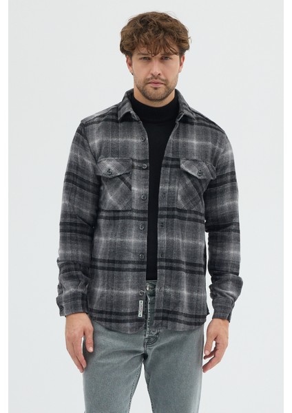 Oduncu Çift Cep Kapak Ekoseli U.k. Gömlek indirimleri