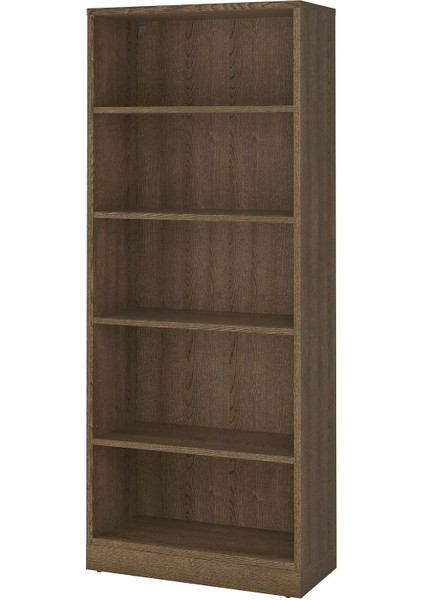 Tonstad Kitaplık Meşe Kaplama Kahverengi 82 x 37 x 201 Cm