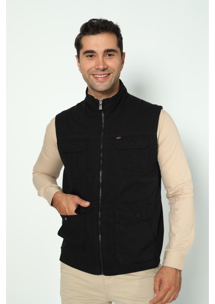 Erkek Mevsimlik Yelek %100 Pamuklu Astarlı Altı Cepli modelleri