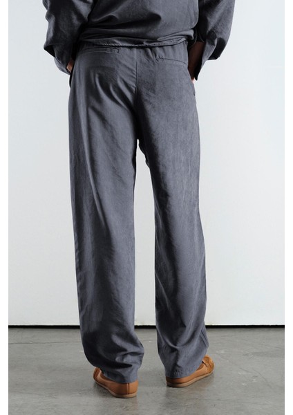 Pilili Efektli Modal Antrasit Pantolon fırsatları