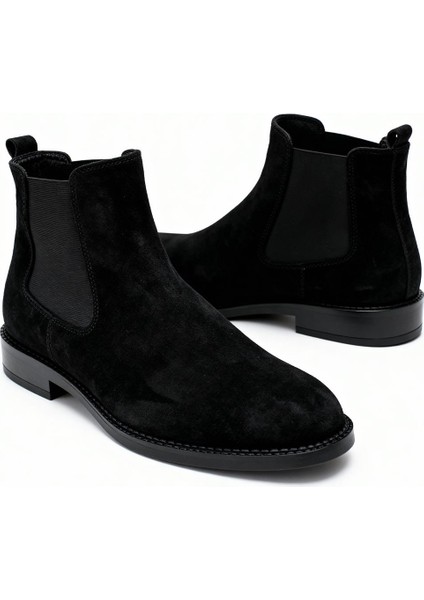 Klasik Siyah Süet Bot modelleri