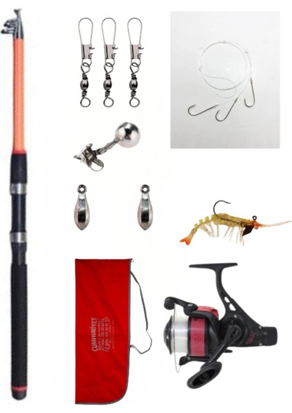 240 cm Kaliteli Kamış 40 Lık Makina Olta Seti Hobi Kıyı Seti Çocuk Seti Olta Seti Tam Takım Olta