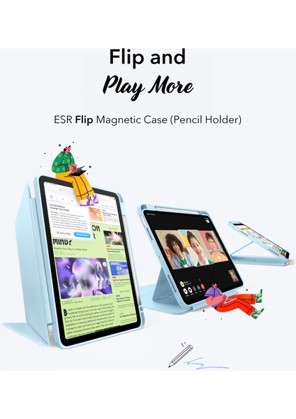 iPad Air 10.9 inç 4/5 (4. Nesil/5. Nesil) - Air 11 (M2-M3/ 2024-2025) Flip (Kalem Tutucu) Kılıf fiyatları