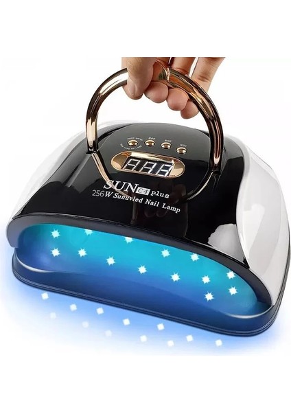 C4 Plus 256 Watt 57 LED Uv LED Kalıcı Oje Protez Tırnak Kurutucu Lamba - Beyaz fiyatları