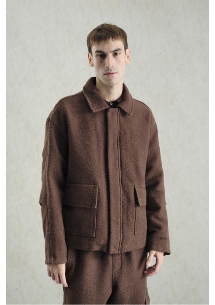 Jakar Desenli Kahverengi Ceket indirimleri