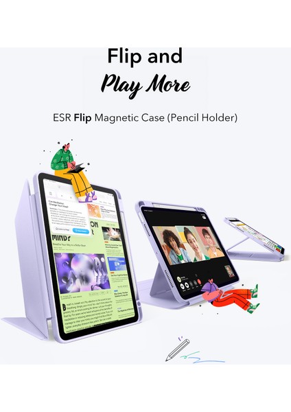 iPad Air 10.9 inç 4/5 (4. Nesil/5. Nesil) - Air 11 (M2-M3/ 2024-2025) Flip (Kalem Tutucu) Kılıf fiyatları