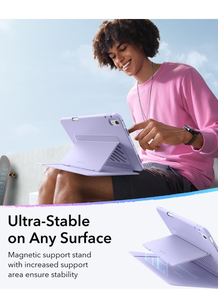 iPad Air 10.9 inç 4/5 (4. Nesil/5. Nesil) - Air 11 (M2-M3/ 2024-2025) Flip (Kalem Tutucu) Kılıf