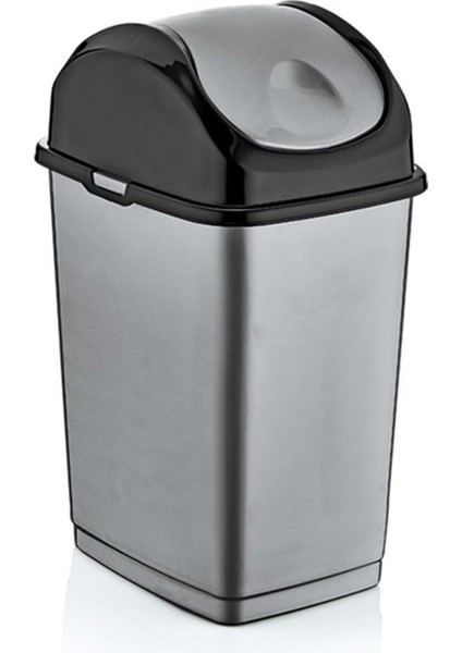 Dünya Itmeli Çöp Kovası Slım 5 Lt (09401) ( 185MM x 150MM x 285MM )