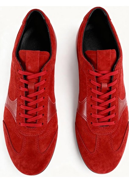 Parçalı Deri Kırmızı Ayakkabı fiyatları