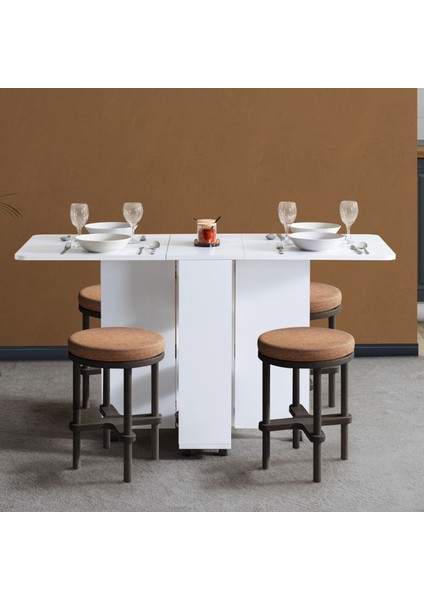 Blesk Mio Katlanabilir Tekerlekli Çok Amaçlı Yemek Masası – Raflı ve Portatif Tasarım fiyatları