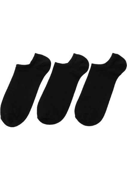 MB Sneaker 3lu 32PTK6 5pr Siyah Erkek 3'lü Patik Çorap