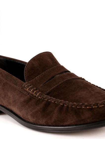 Süet Kahverengi Loafer indirimleri