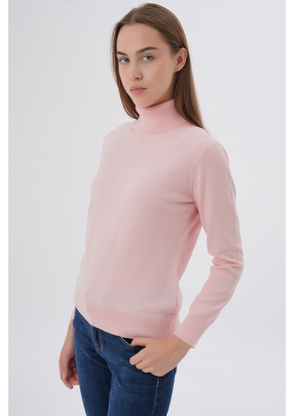 Kadın %100 Organik Pamuk Balıkçı Yaka Triko Kazak TRIST-6103 fiyatları