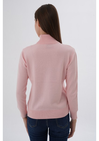 Kadın %100 Organik Pamuk Balıkçı Yaka Triko Kazak TRIST-6103 indirimleri