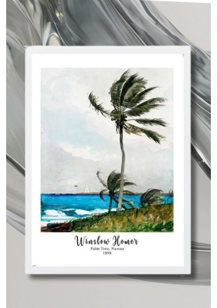 Winslow Homer | Çerçeveli Mdf Sanat Tablosu | Modern Ev Ofis Dekorasyonu |