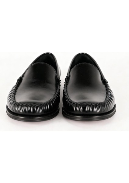 Klasik Loafer Siyah Akkabı