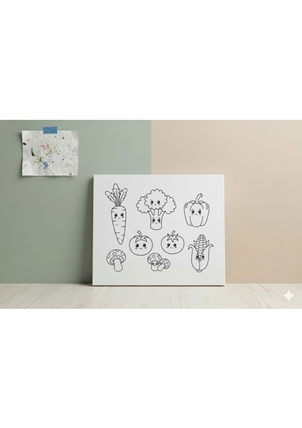 Çocuklar Için Eğitici Besinler Serisi Eğitici ve Eğlenceli Sebzeler Boyama Seti fiyatları